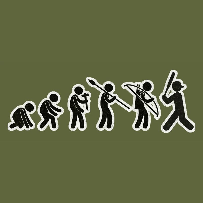 Evolution Baseball Noir Grunge