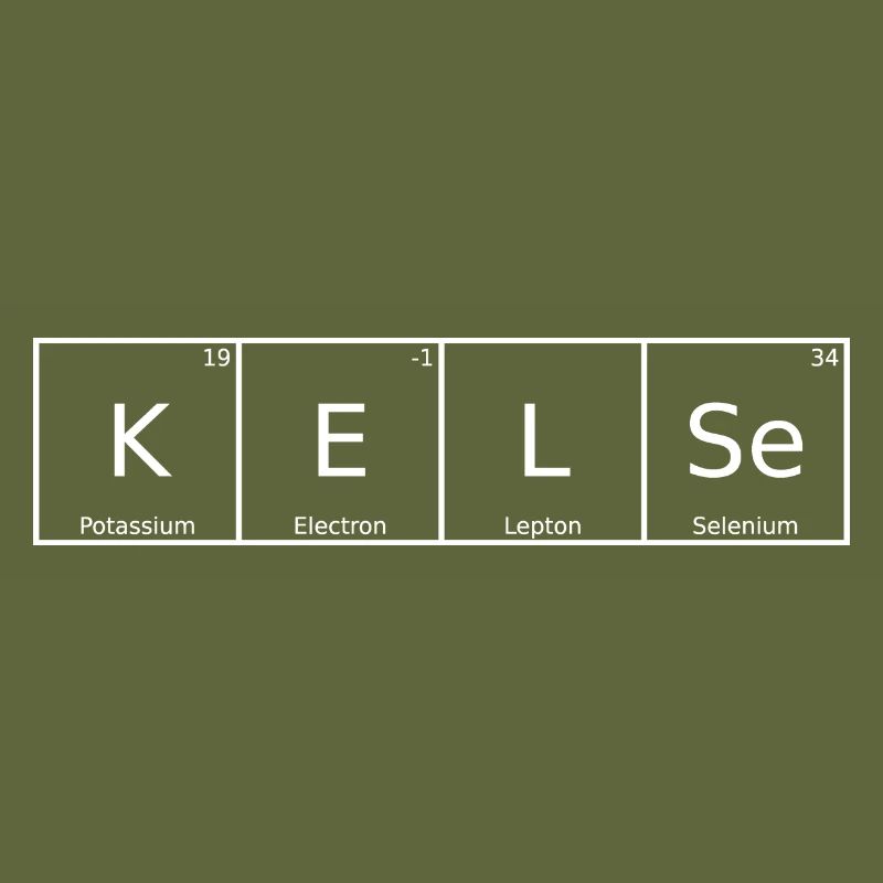 Kelse Name First Name Chemistry Periodic Table Elements