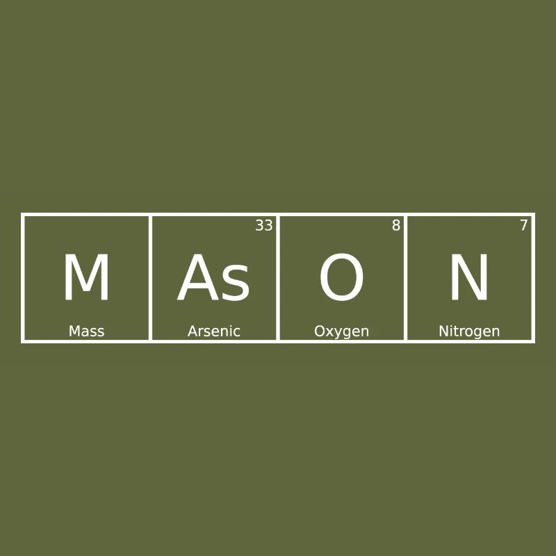Mason Name First Name Chemistry Periodic Table Elements