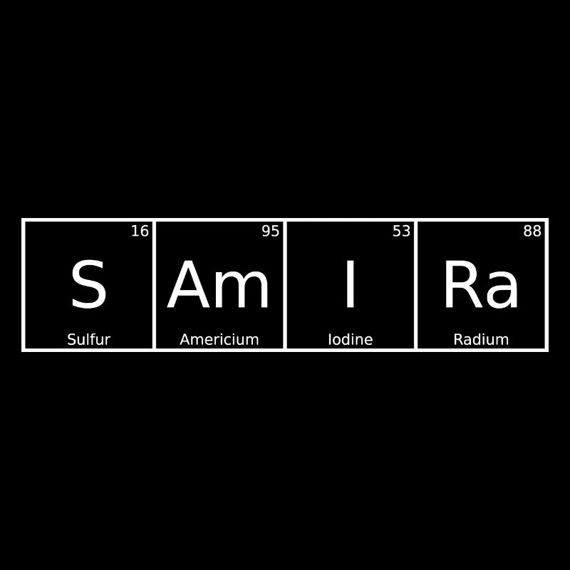 Samira Name Vorname Chemie Periodensystem Elemente