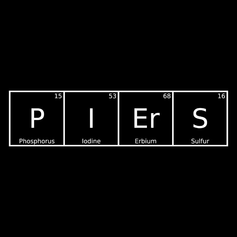 Nom Piers Prénom Chimie Tableau périodique Éléments
