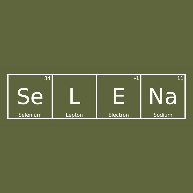 Selena Surname First Name Chemistry Periodic Table Elements