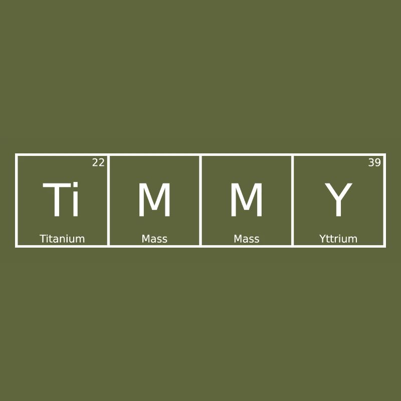 Timmy Last Name First Name Chemistry Periodic Table Elements