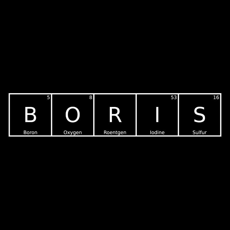 Boris Name Vorname Chemie Periodensystem Elemente