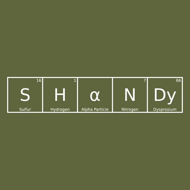 Shandy Name First Name Chemistry Periodic Table Elements