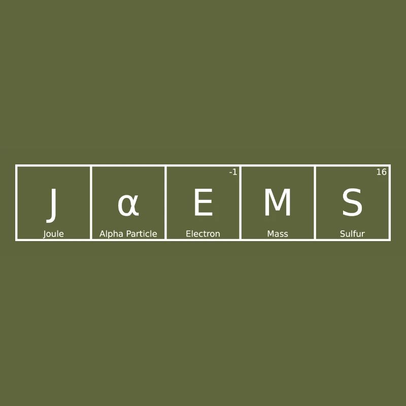Nom de Jaem Prénom Chimie Tableau périodique Éléments