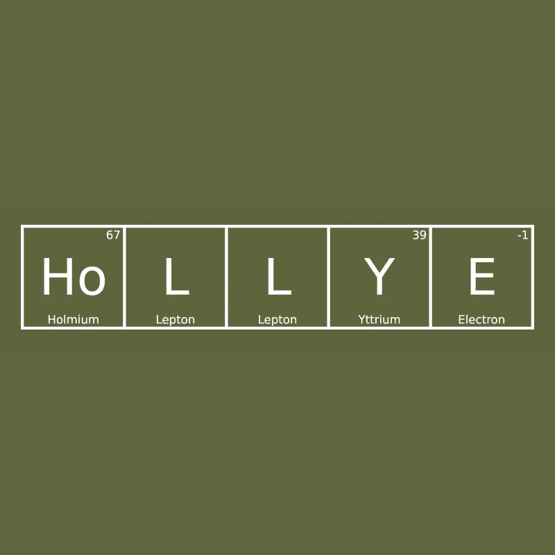 Hollye Nom Prénom Chimie Tableau périodique Éléments
