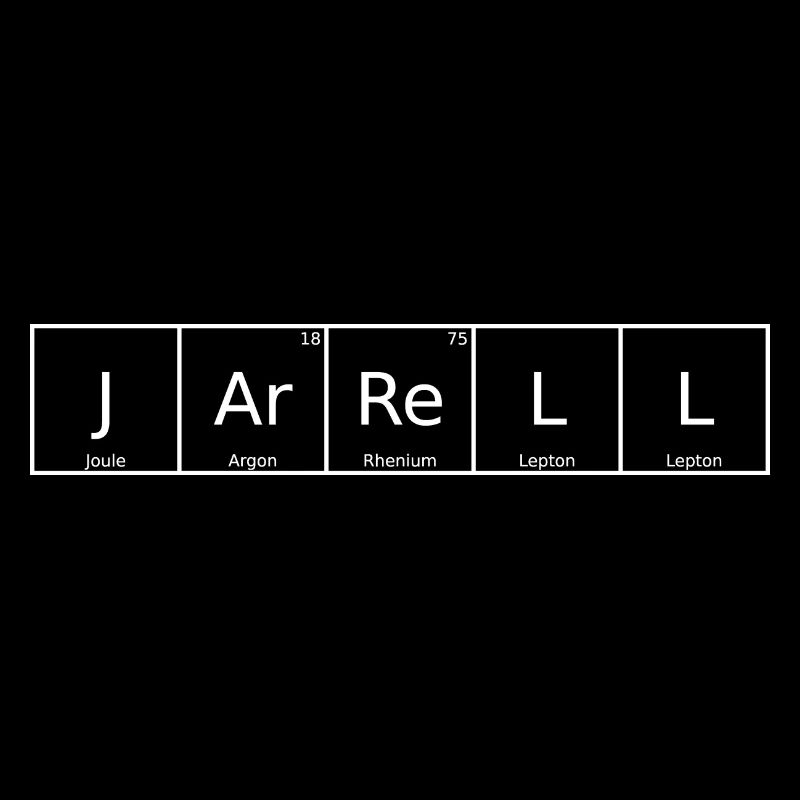 Jarrell Nom Prénom Chimie Tableau périodique Élément