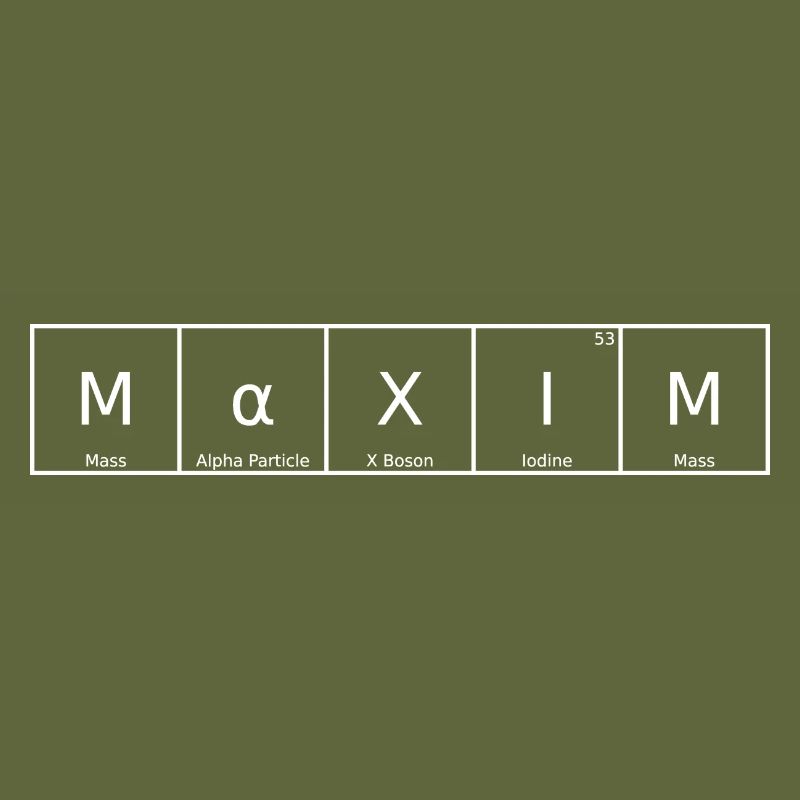Maxim Name First Name Chemistry Periodic Table Elements
