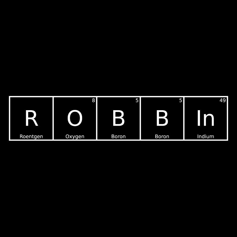 Robbin Nom Prénom Chimie Tableau périodique Éléments