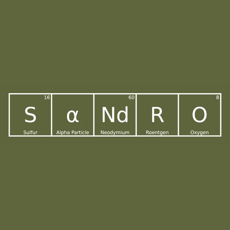 Sandro Surname First name Chemistry Periodic Table Elements
