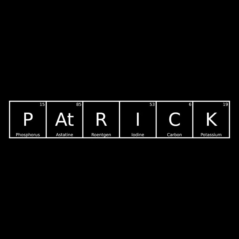 Patrick Name First Name Chemistry Periodic Table Element