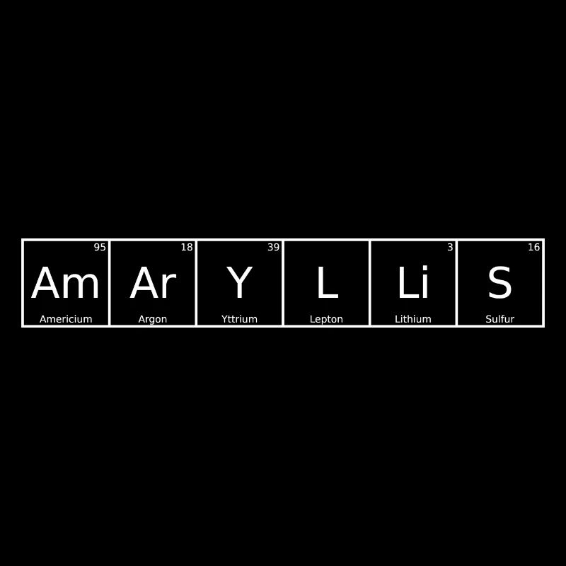 Amaryllis Name First Name Chemistry Periodic Table