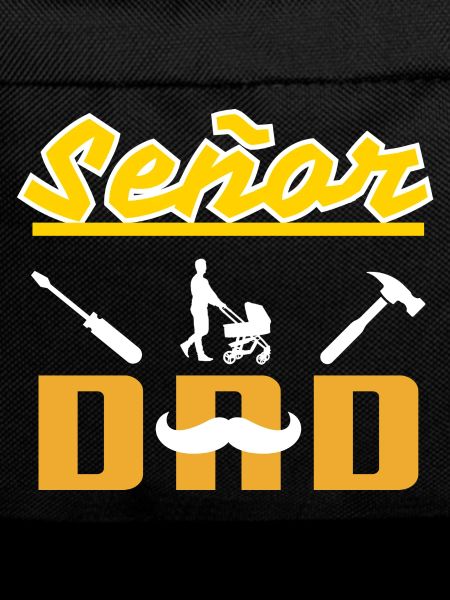 Señor Dad White Mustache