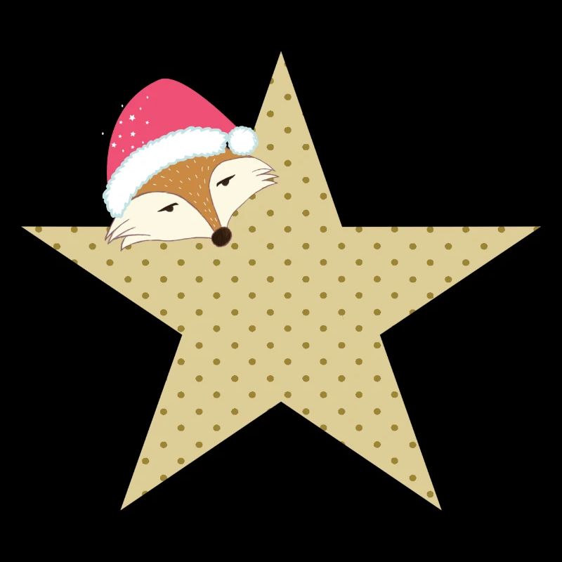 Fuchs Stern Weihnachtszeit - Geschenkidee -