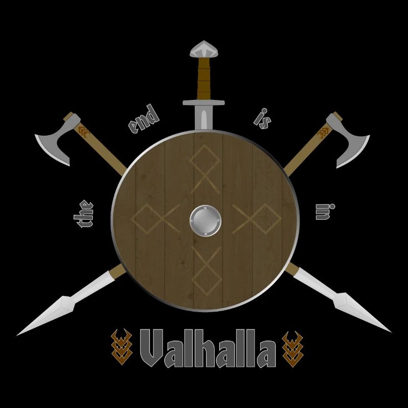 Wikinger Krieger Valhalla