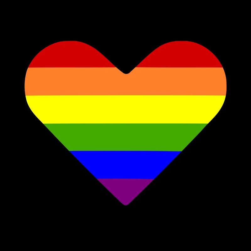 Lgbt Regenbogen herz
