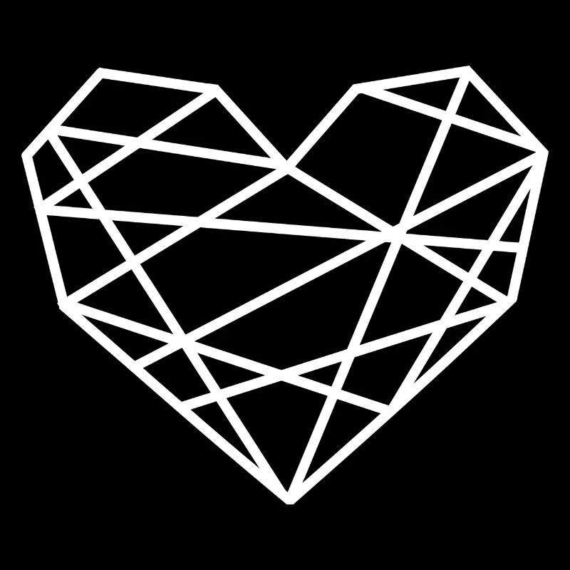 Heart - Polygon heart ♡