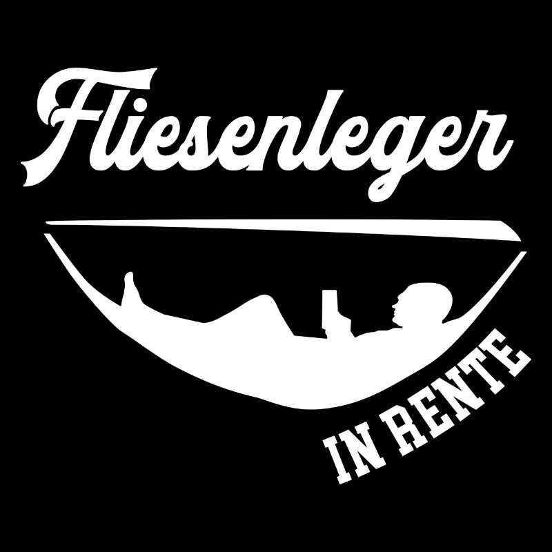 Fliesenleger Rente Rentner Bodenleger Ruhestand