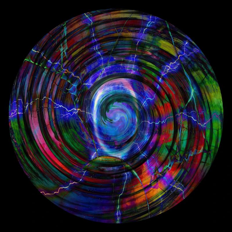 Boule de couleur éclair, boule de couleur éclair