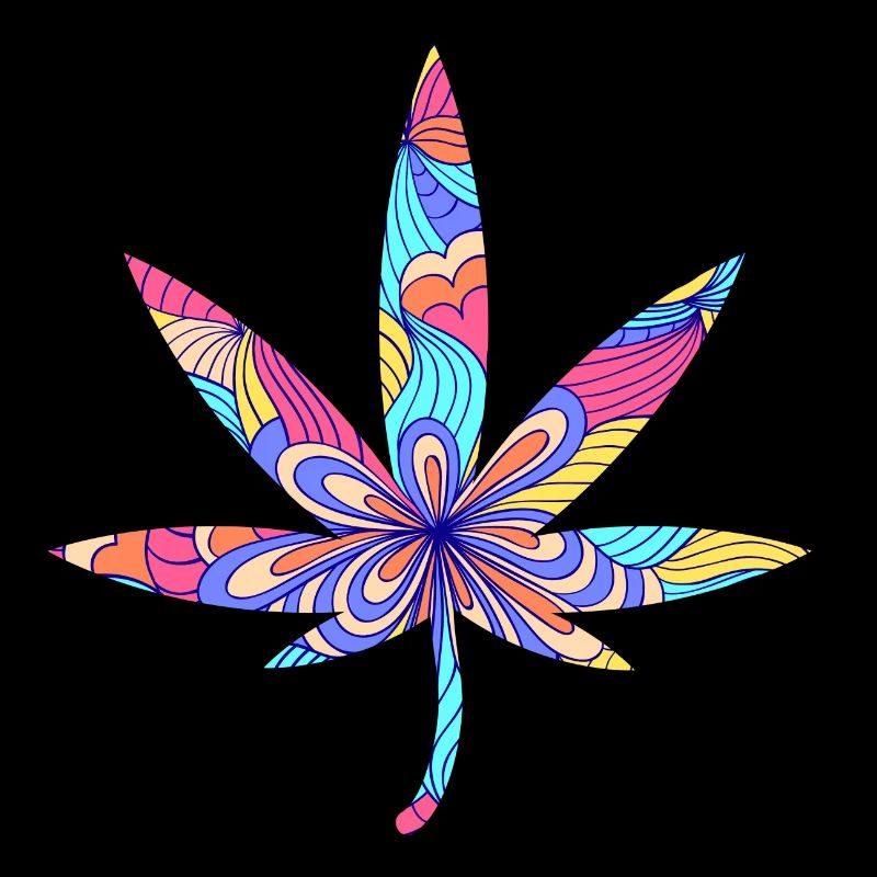 Fumer de l’herbe Cannabis 420 Feuille de cannabis