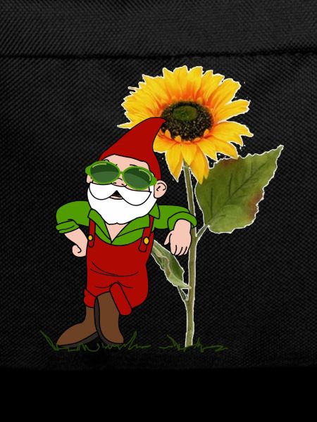 Gartenzwerg, Sonnenblume