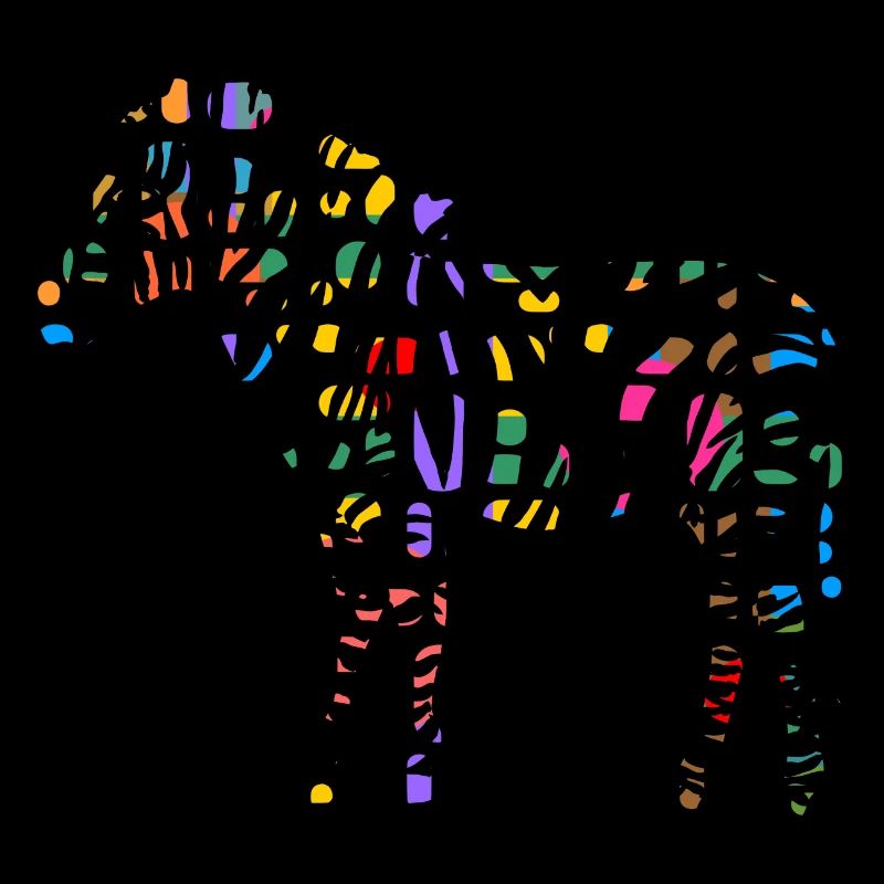 Buntes Zebra