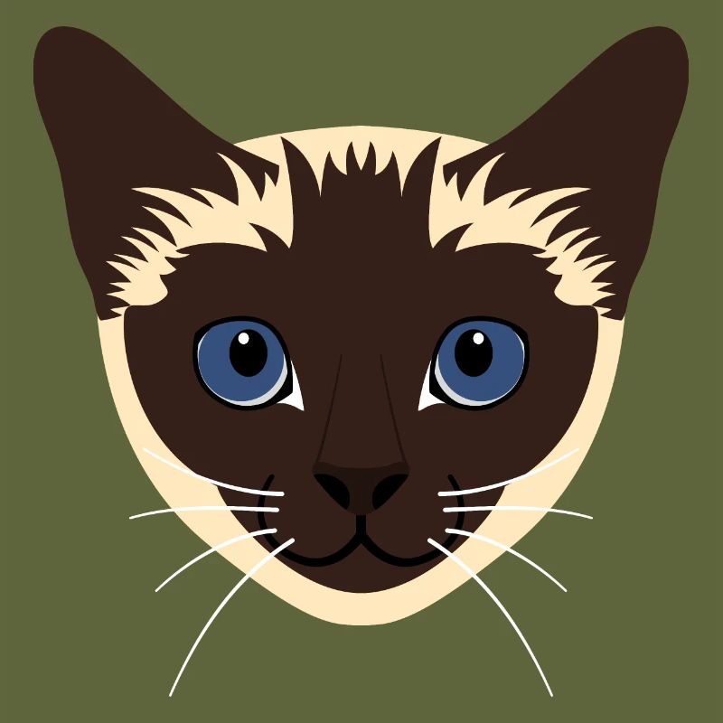 Siamese Cat Head