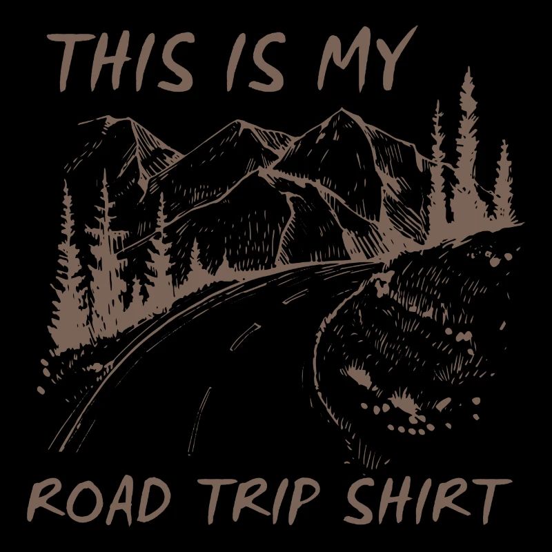 This is my road trip shirt Geschenk Wandern