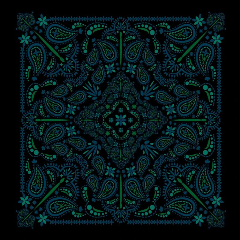 Paisley Modèle - Mandala, Mosaïque, Impression de fleurs