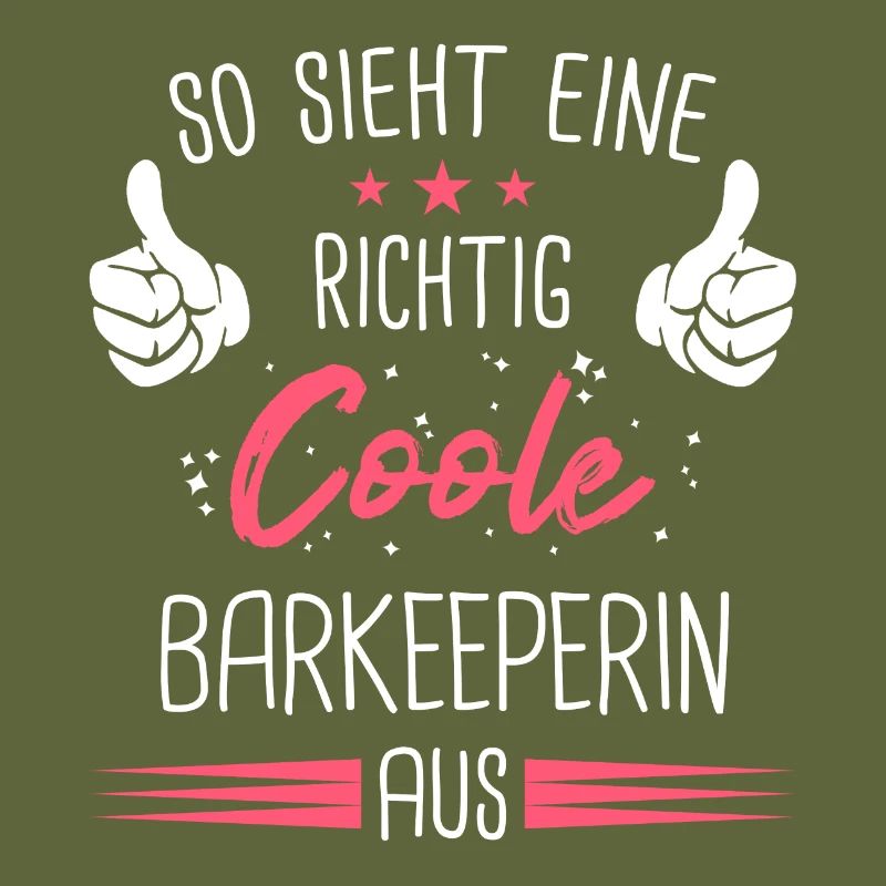 Barkeeper Kellner Barfrau Alkohol Cocktail Spruch