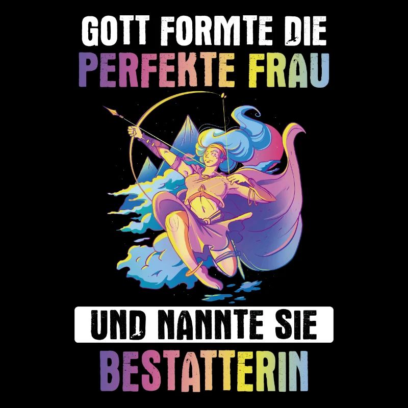 Bestatter Bestatterin Bestatten Beruf Spruch