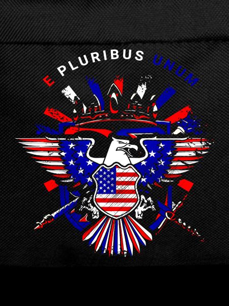 A beautiful American eagle design