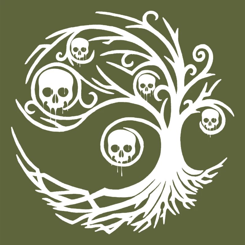 Tree with skulls