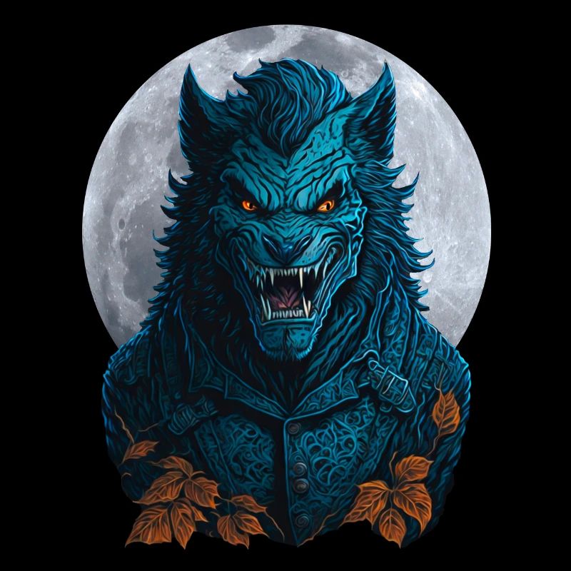 Halloween Werwolf Vollmond
