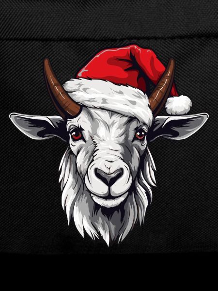 Goat Christmas Animal Head