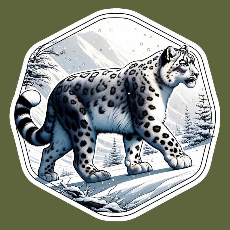 Snow Leopard Leopard White Leopard