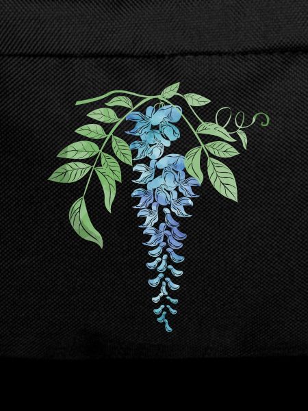 Wild Blue Wisteria Illustration