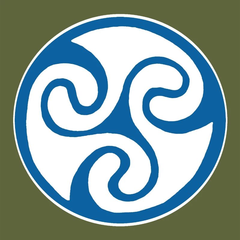 Blue Celtic symbol