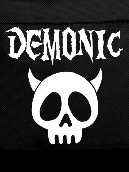 White Demonic Skull