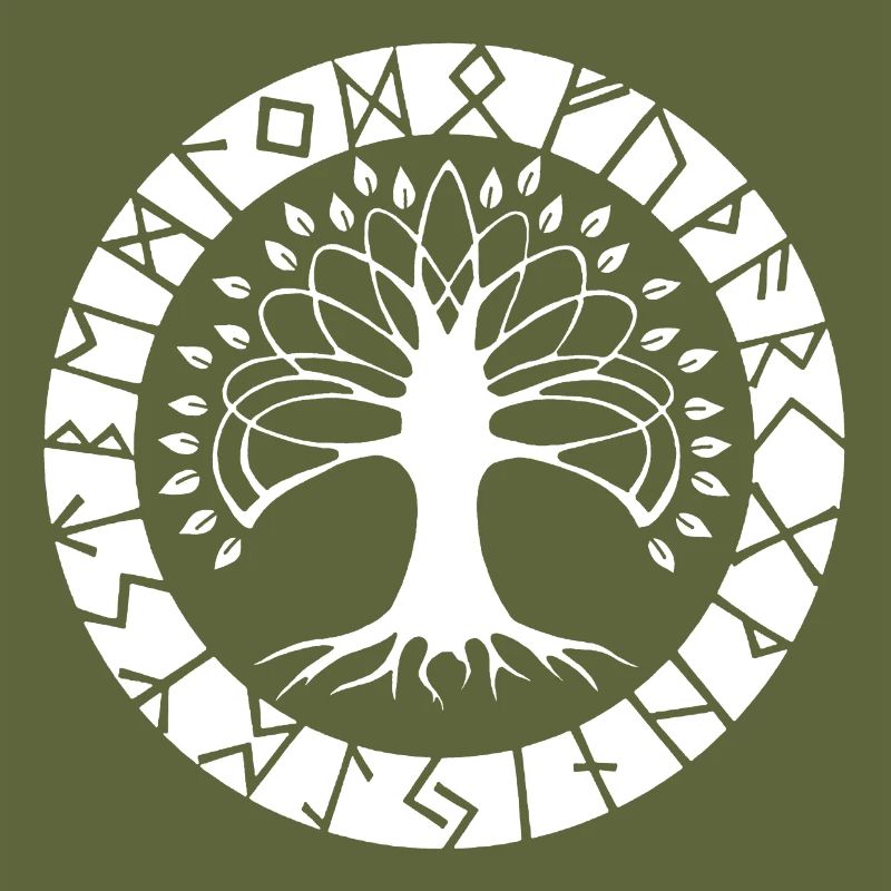 White Runic Tree