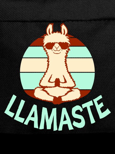 Lama Meditates Yoga Llamaste Sunglasses Retro