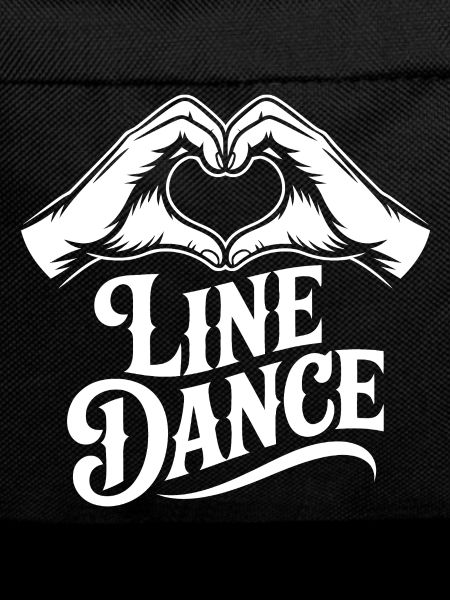 Line Dance Herz-Hand Logo