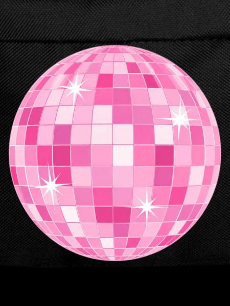 Bright Pink Disco Ball