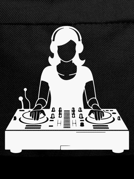 DJane am Mixertisch