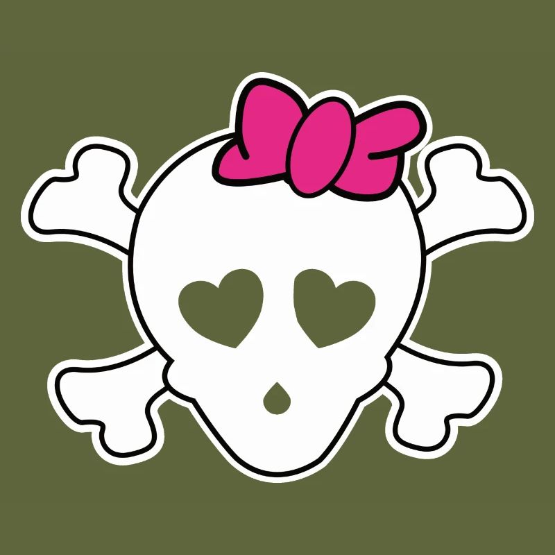 Le design de crâne cool pour le pirate