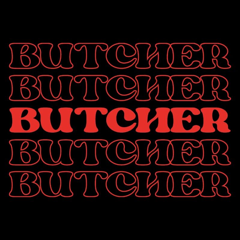 Metzger Fleischschneider Fleischverarbeiter