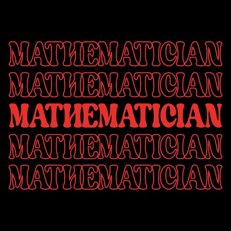 Mathematiker Mathe-Experte Mathe-Genie