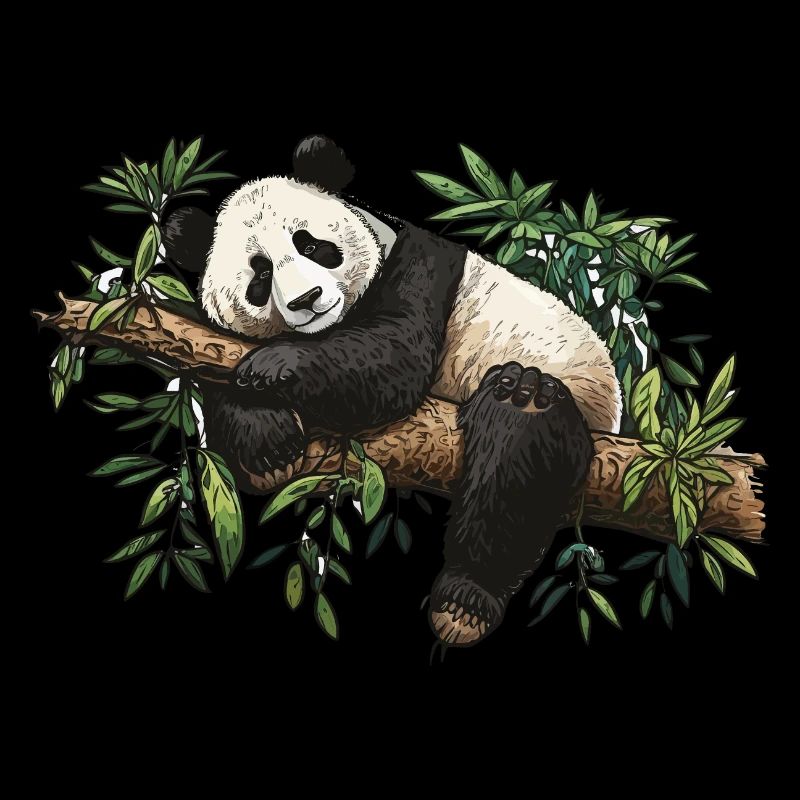 Der Bambus-Panda