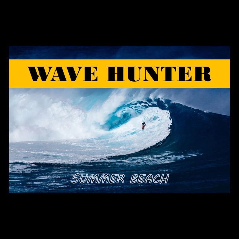 T-shirt ocean Wave Hunter Summer Beach